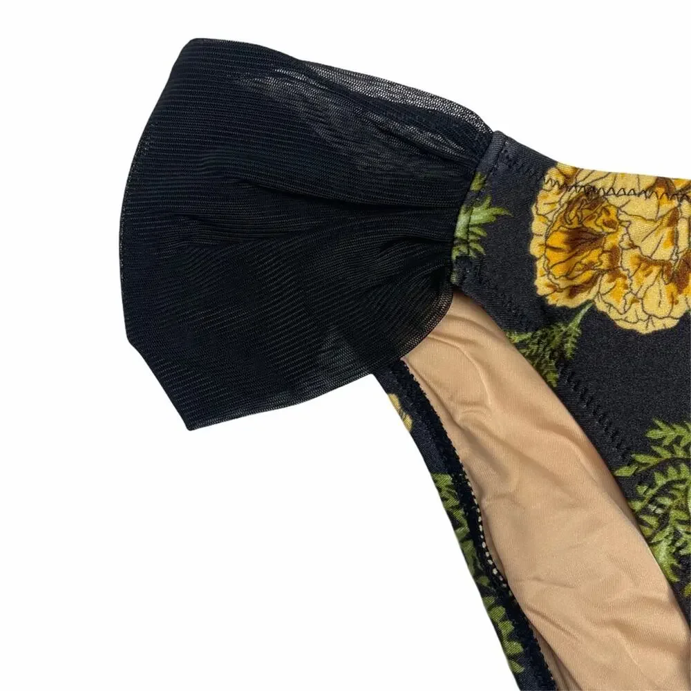 Somedays Lovin River Run Bikini Bottom Floral M